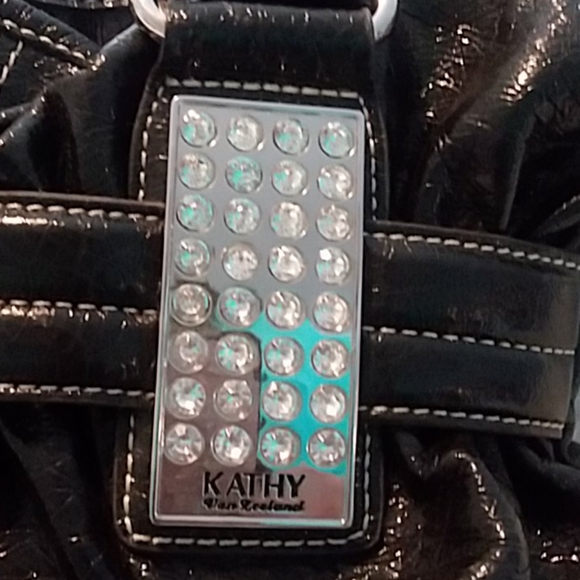 Black Kathy Von Zeeland purse - Picture 2 of 5